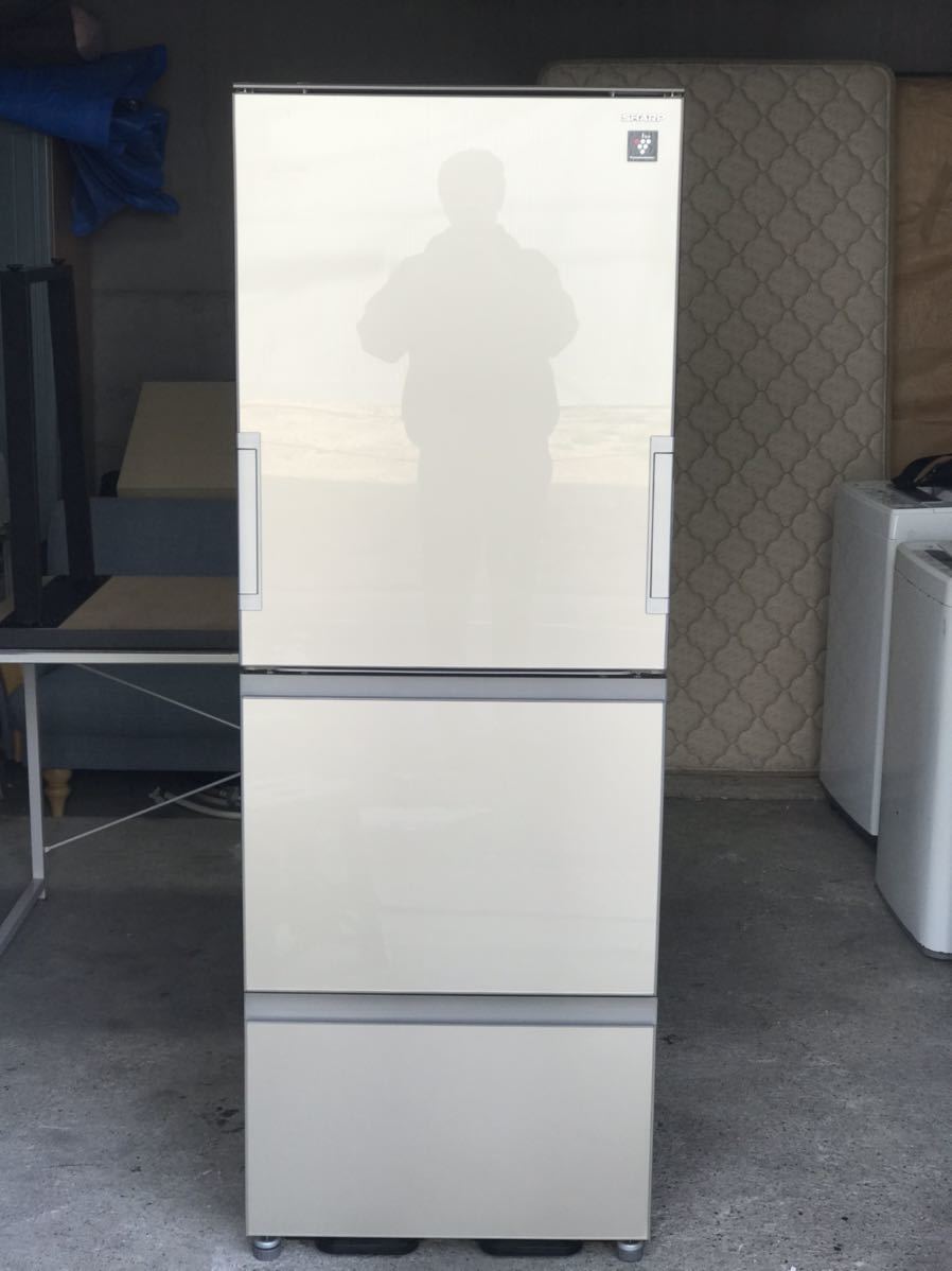 ◆SHARP◆冷凍冷蔵庫　2017年350L美品自動製氷